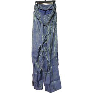 Halara Shimmer Flowy Pants With Split Hem & Wraparound Fabric XS